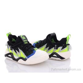 Фотография Кроссовки детские модные Лето 2315 чорний (12 пар р.21-26) "ASHIGULI" недорого оптом от прямого поставщика