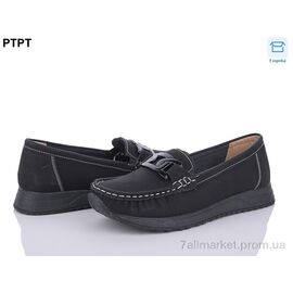 Мокасини жіночі демісезонні Весна/осінь W2316-1 (8 пар р.37-42) "PTPT" недорого оптом від прямого постачальника