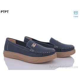 Фотография Мокасины женские демисезонные Весна/осень W2301-2 (8 пар р.37-42) "PTPT" недорого оптом от прямого поставщика
