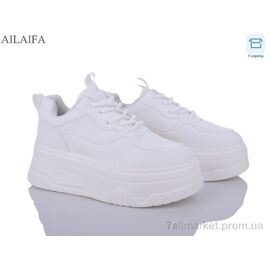 Кросівки жіночі модні Весна/осінь 5050 white (6 пар р.36-41) "Ailaifa" недорого оптом від прямого постачальника