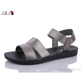 Босоніжки жіночі літні Літо A12-2gun (8 пар р.36-41) "Aba" недорого оптом від прямого постачальника