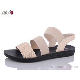 Босоніжки жіночі літні Літо A17 beige (8 пар р.36-41) "Aba" недорого оптом від прямого постачальника