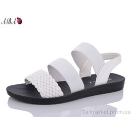 Босоніжки жіночі літні Літо A17 white (8 пар р.36-41) "Aba" недорого оптом від прямого постачальника