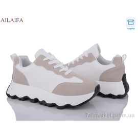 Кросівки жіночі модні Весна/осінь 5069 white (6 пар р.36-41) "Ailaifa" недорого оптом від прямого постачальника