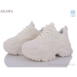 Фотография Кроссовки женские модные Весна/осень 6017 beige (2 пар р.36-38) "Ailaifa" недорого оптом от прямого поставщика