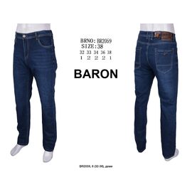 Джинси чоловічі 2059 navy р.32-38 "God Baron" недорого оптом від прямого постачальника