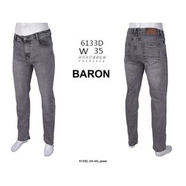 Фотография Джинсы мужские 6133D grey р.34-44 "God Baron" недорого оптом от прямого поставщика