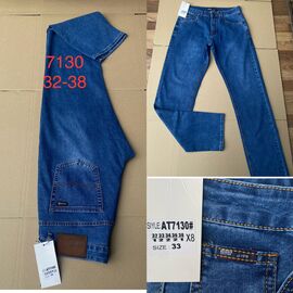 Фотография Джинсы мужские 7130 blue р.32-38 "God Baron" недорого оптом от прямого поставщика