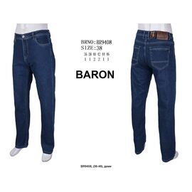 Джинси чоловічі BR9402 navy р.36-46 "God Baron" недорого оптом від прямого постачальника