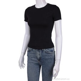 Фотография Футболка женская Лето 3488-2098-1 black (4 шт. р.сетка One size) "Мир" недорого оптом от прямого поставщика