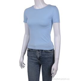 Фотография Футболка женская Лето 3488-2098-9 l.blue (4 шт. р.сетка One size) "Мир" недорого оптом от прямого поставщика