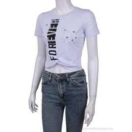 Фотография Футболка женская Лето 3488-0087-1 white (4 шт. р.сетка One size) "Мир" недорого оптом от прямого поставщика