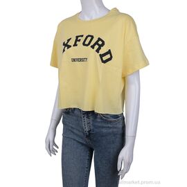 Фотография Футболка женская Лето 3488-36 yellow (3 шт. р.сетка S-L) "Мир" недорого оптом от прямого поставщика