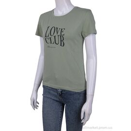 Фотография Футболка женская Лето 3488-005-2 green (4 шт. р.сетка S-M) "Мир" недорого оптом от прямого поставщика