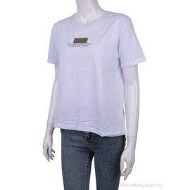 Фотография Футболка женская Лето 3488-4 white (4 шт. р.сетка One size) "Мир" недорого оптом от прямого поставщика
