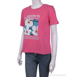 Фотография Футболка женская Лето 3488-21 pink (4 шт. р.сетка One size) "Мир" недорого оптом от прямого поставщика