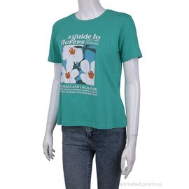 Фотография Футболка женская Лето 3488-25 green (4 шт. р.сетка One size) "Мир" недорого оптом от прямого поставщика