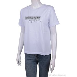 Фотография Футболка женская Лето 3488-29 white (4 шт. р.сетка One size) "Мир" недорого оптом от прямого поставщика