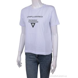 Фотография Футболка женская Лето 3488-33 white (4 шт. р.сетка One size) "Мир" недорого оптом от прямого поставщика