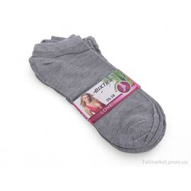 Фотография Носки женские Весна/осень 2-72 (02090) 35-38 grey (12 шт. р.сетка 35-38) "Obuvok" недорого оптом от прямого поставщика
