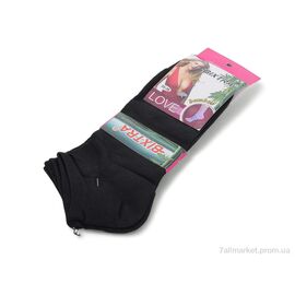 Жіночі шкарпетки Весна/осінь 236B (02089) black (12 шт. р.сітка35-38) "Obuvok" недорого оптом від прямого постачальника