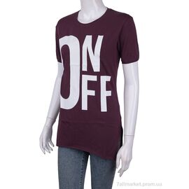 Фотография Футболка женская Лето 3488-800356-3 bordo (4 шт. р.сетка One size) "Мир" недорого оптом от прямого поставщика