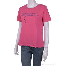 Фотография Футболка женская Лето 3488-2304-6 pink (4 шт. р.сетка One size) "Мир" недорого оптом от прямого поставщика