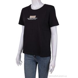 Фотография Футболка женская Лето 3488-3 black (4 шт. р.сетка One size) "Мир" недорого оптом от прямого поставщика