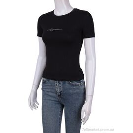 Фотография Футболка женская Лето 3488-2104-1 black (4 шт. р.сетка One size) "Мир" недорого оптом от прямого поставщика