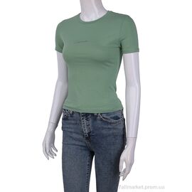 Фотография Футболка женская Лето 3488-2104-2 green (4 шт. р.сетка One size) "Мир" недорого оптом от прямого поставщика