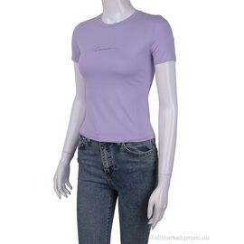 Футболка жіноча Літо 3488-2104-9 l.violet (4 шт. р.сіткаOne size) "Мир" недорого оптом від прямого постачальника