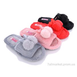 Тапки жіночі для будинку Весна/осінь A699 mix (12 пар р.36-41) "Deshman" недорого оптом від прямого постачальника