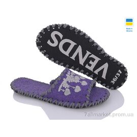 Фотография Тапки женские для дома Весна/осень 244W фіолет (9 пар р.36-41) "Active" недорого оптом от прямого поставщика