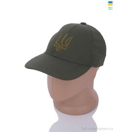 Кепка для чоловіків Весна/осінь Бейсболка тризуб 003-1 зелений (5 шт. р.сіткаOne size) "VIOLA" недорого оптом від прямого постачальника