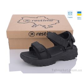 Босоніжки жіночі літні Літо KWL24035 black (8 пар р.36-41) "Restime" недорого оптом від прямого постачальника