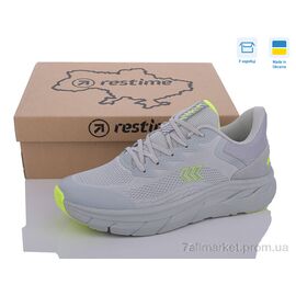 Фотография Кроссовки мужские модные Весна/осень EML24028 grey (8 пар р.41-46) "Restime" недорого оптом от прямого поставщика