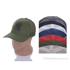 Кепка для чоловіків Літо N001-7 mix (5 шт. р.сітка57-59) "KUINH" недорого оптом від прямого постачальника