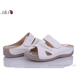 Шльопанці жіночі полегшені Літо 1ABA68-19 (8 пар р.37-42) "Aba" недорого оптом від прямого постачальника