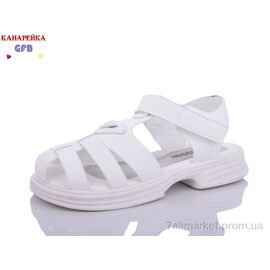 Фотография Босоножки детские летние Лето B7717-3 (8 пар р.26-31) "GFB-Канарейка" недорого оптом от прямого поставщика