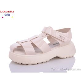 Фотография Босоножки детские летние Лето A8718-2 (8 пар р.32-37) "GFB-Канарейка" недорого оптом от прямого поставщика