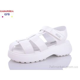 Фотография Босоножки детские летние Лето A8718-3 (8 пар р.32-37) "GFB-Канарейка" недорого оптом от прямого поставщика