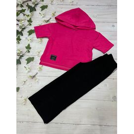 Костюм дитячий спортивний літній на дівчинку 008 crimson р.122 "Marimaks" недорого оптом від прямого постачальника