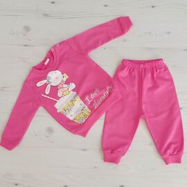 Фотография Костюм детский спортивный на девочку 2930 pink р.74-92 "MALIBU" недорого оптом от прямого поставщика
