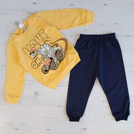 Фотография Костюм детский спортивный на мальчика ML59 yellow р.74-92 "MALIBU" недорого оптом от прямого поставщика