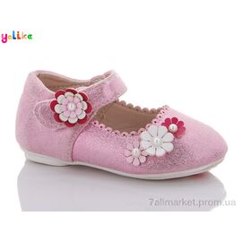 Фотография Балетки детские на девочку Лето 109-1 violet (16 пар р.20-25) "Yalike" недорого оптом от прямого поставщика