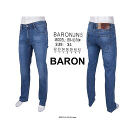 Джинси чоловічі 9378 blue р.32-42 "God Baron" недорого оптом від прямого постачальника