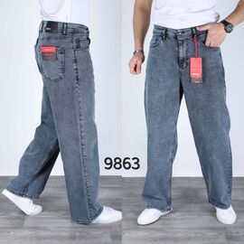 Джинси чоловічі 9863 blue р.29-36 "God Baron" недорого оптом від прямого постачальника