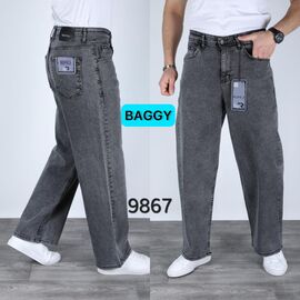 Джинси чоловічі 9867 grey р.28-34 "God Baron" недорого оптом від прямого постачальника