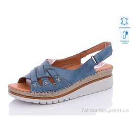 Босоніжки жіночі літні Літо 0449 blue (8 пар р.36-40) "SHERLOCK SOON" недорого оптом від прямого постачальника