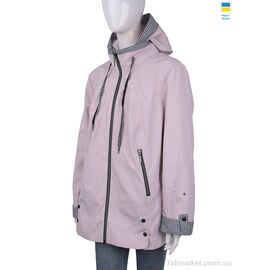 Куртка жіноча Весна/осінь 001-1 бежевий (7 шт. р.сітка54-66) "Tatiana-DIVO" недорого оптом від прямого постачальника